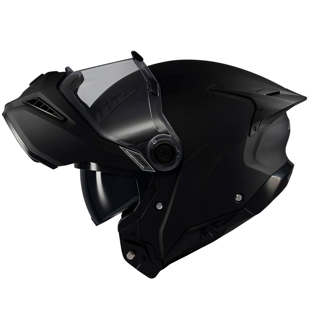 Foto 6 | Casco Abatible Certificado Lentes Negro Mate Talla M Axxis Negro