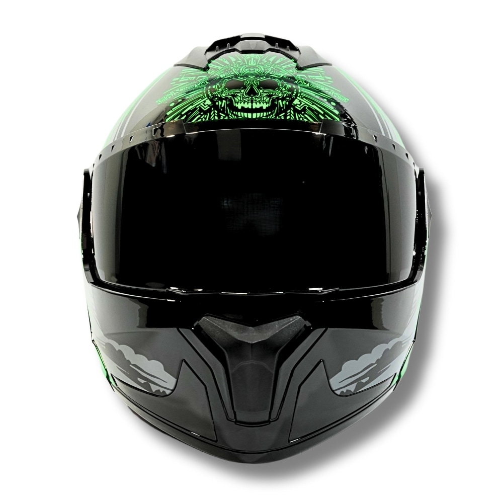 Casco 2w Abatible Dakota Negro Con Led Xl $1,499