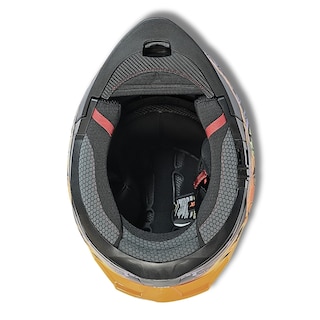 Foto 7 | Casco 2w Abatible Xolo Negro Naranja L