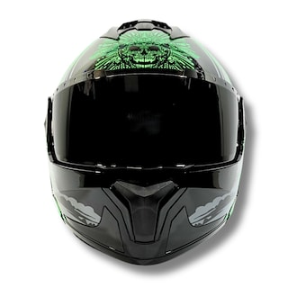 Foto 1 | Casco 2w Abatible Dakota Negro Con Led M