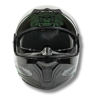 Foto 2 | Casco 2w Abatible Dakota Negro Con Led M