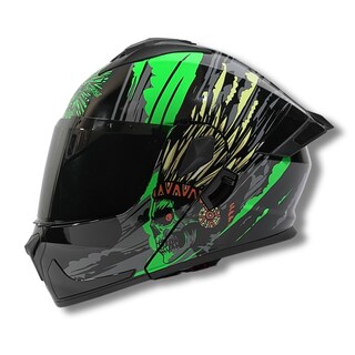 Foto 4 | Casco 2w Abatible Dakota Negro Con Led M