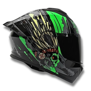 Foto 5 | Casco 2w Abatible Dakota Negro Con Led M