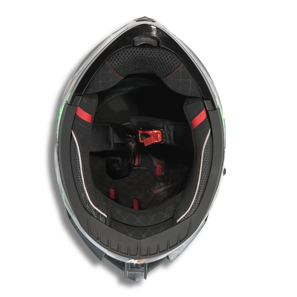 Foto 8 pulgar | Casco 2w Abatible Dakota Negro Con Led M