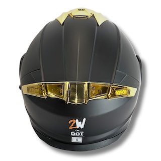 Foto 6 | Casco 2w Abatible Fury Negro Mate Con Led S