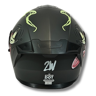 Foto 6 | Casco 2w Abatible Monster Negro Mate L