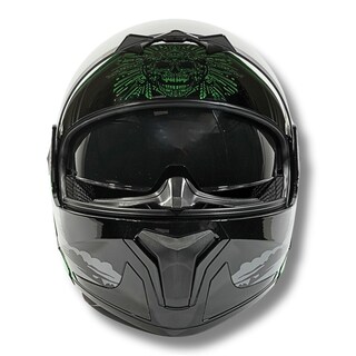 Foto 2 | Casco 2w Abatible Dakota Negro Con Led S