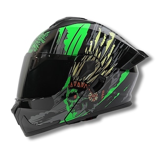 Foto 8 | Casco 2w Abatible Dakota Negro Con Led S