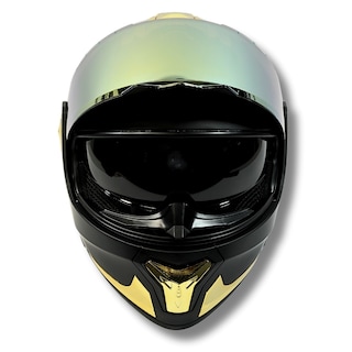 Foto 2 | Casco 2w Abatible Fury Negro Mate Con Led Xl