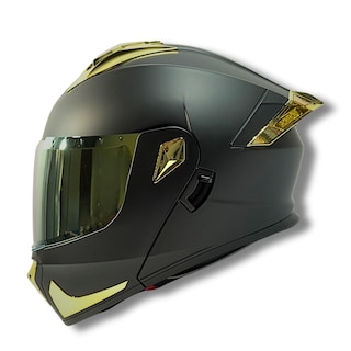Foto 4 | Casco 2w Abatible Fury Negro Mate Con Led Xl