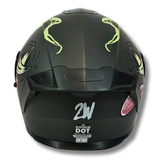Foto 6 | Casco 2w Abatible Monster Negro Mate Xxl