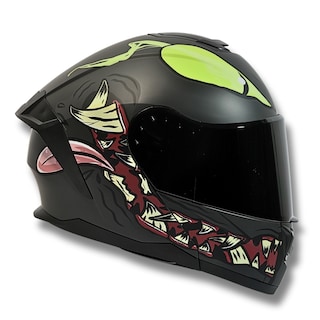 Foto 5 | Casco 2w Abatible Monster Negro Mate Xl