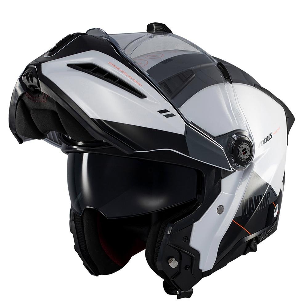 Foto 3 pulgar | Casco Abatible Titanium Lents Certificado Axxis Talla Xl