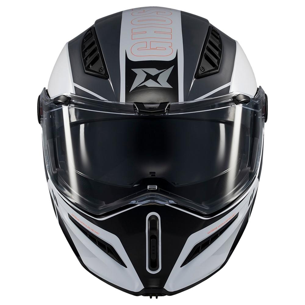 Foto 4 pulgar | Casco Abatible Titanium Lents Certificado Axxis Talla Xl