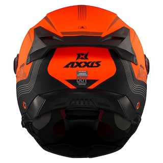 Foto 4 | Casco Moto Abatible Lentes Certificado Naranja Talla Xl