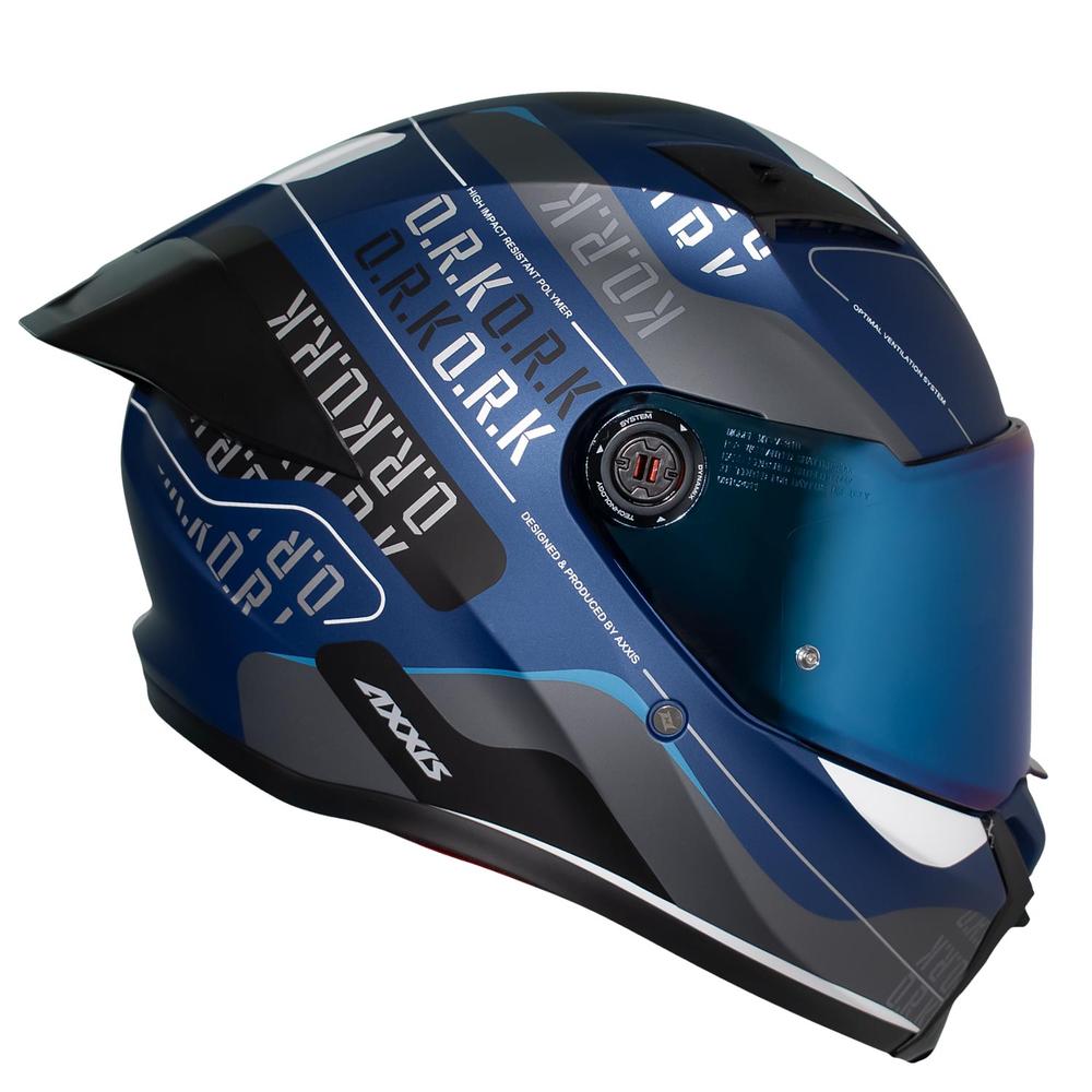 Foto 4 pulgar | Casco Integral Fenix Azul Doble Certificacion Talla Xxl