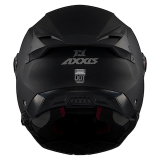 Foto 3 | Casco Abatible Certificado Lentes Negro Mate Talla Xl Axxis