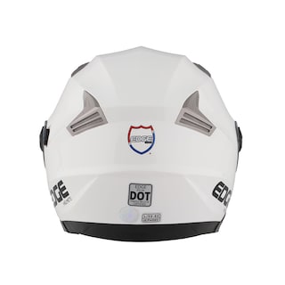 Foto 5 | Casco Semi Integral Moto Edge Helmets Oficial Jaguar color Blanco Certificación Dot Talla XL