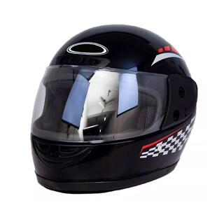 Foto 1 | Casco Para Motocicleta Con Visor Protector L Eo Safe Imports Esi-8921 Negro