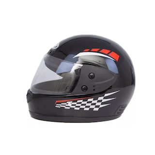 Foto 2 | Casco Para Motocicleta Con Visor Protector L Eo Safe Imports Esi-8921 Negro