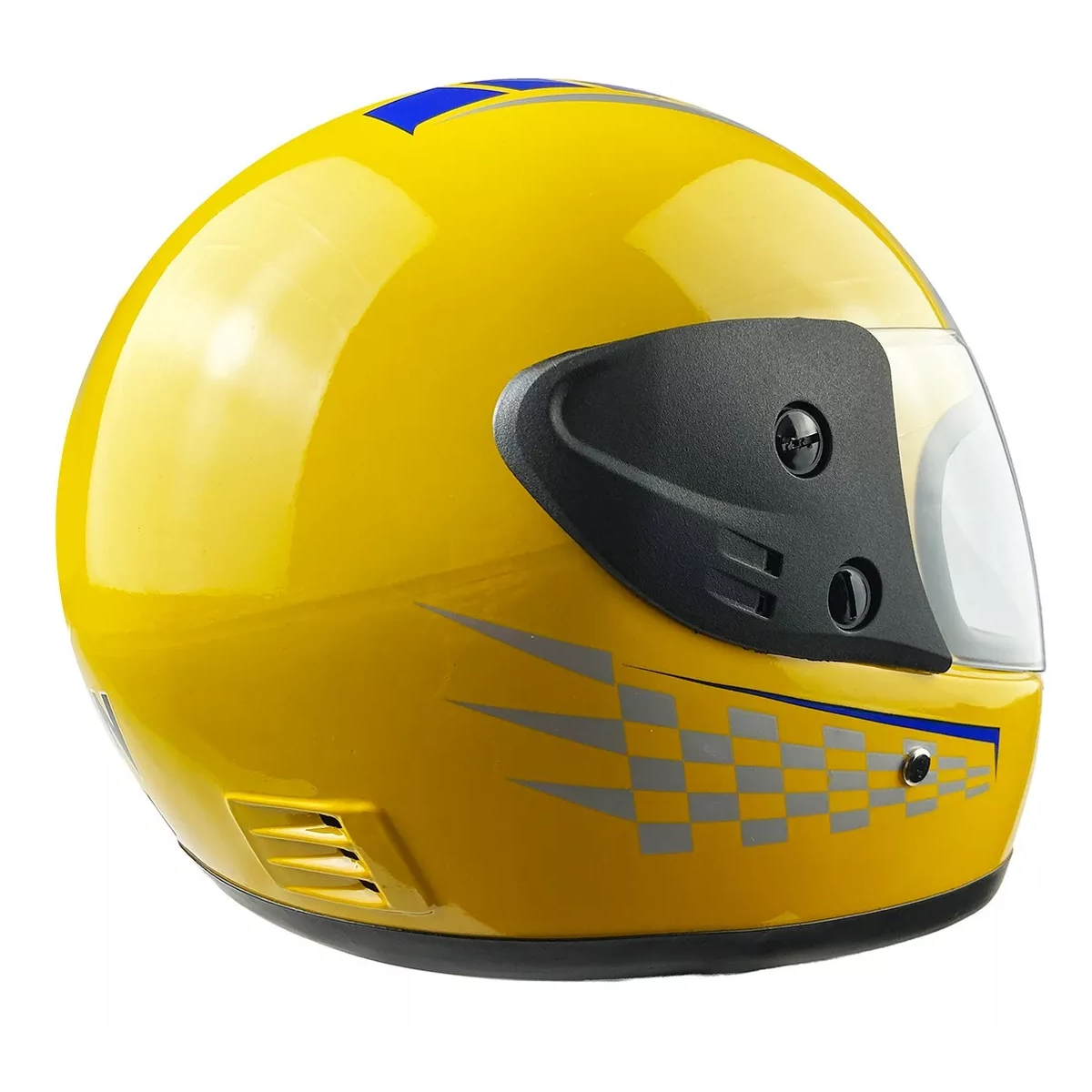 Foto 3 pulgar | Casco Para Motocicleta Con Visor Protector L. Eo Safe Imports Esi-8917 Amarillo