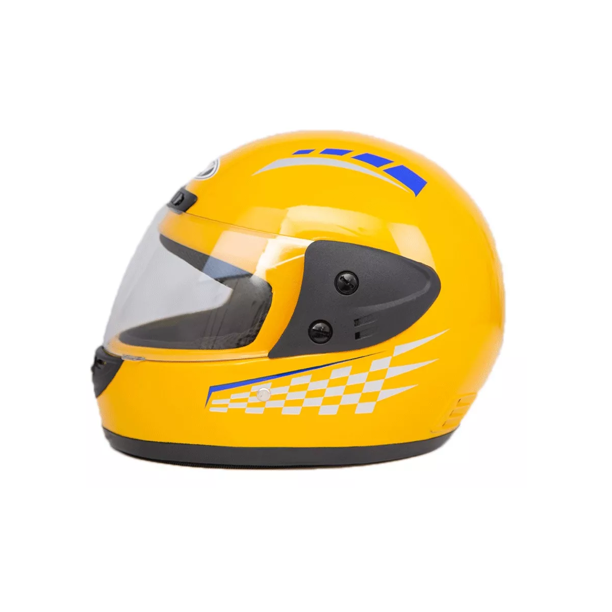 Foto 4 pulgar | Casco Para Motocicleta Con Visor Protector L. Eo Safe Imports Esi-8917 Amarillo