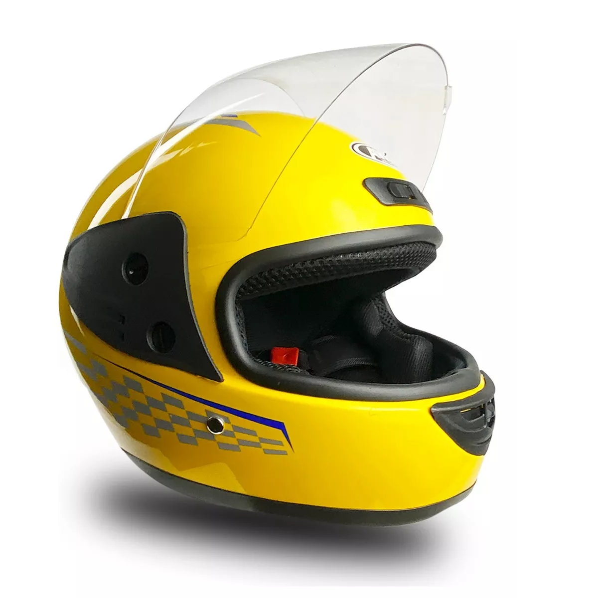 Foto 5 pulgar | Casco Para Motocicleta Con Visor Protector L. Eo Safe Imports Esi-8917 Amarillo