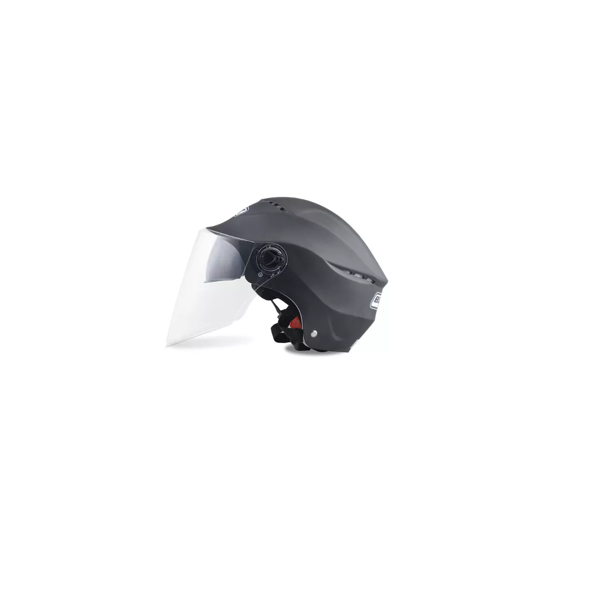 Casco De Motocicleta Eléctrica Eo Safe Imports Esi-10711 Con Protección Solar Para Mujer Color Negro