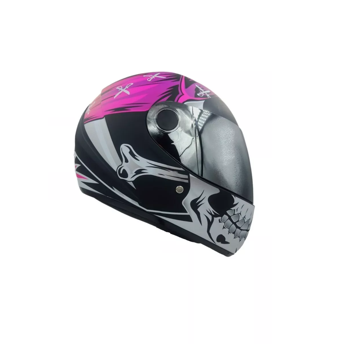 Foto 2 pulgar | Casco Motociclista Mujer Mica Abatible Certificado Shf T Kv  Eo Safe Imports Esi-12134 Multicolor