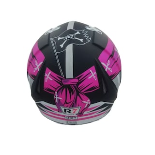 Foto 2 | Casco Motociclista Mujer Mica Abatible Certificado Shf T Kv Eo Safe Imports Esi-12134 Multicolor