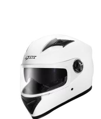 Casco Para Moto Con Visor Protector, Adultos