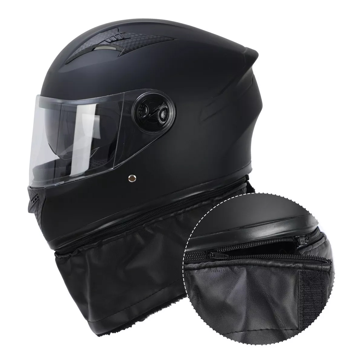 Casco Abatibles Motos Motocicleta Antiniebla Espejo Doble