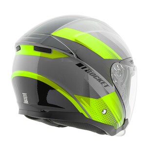 Foto 3 | Casco Abierto Joe Rocket Rkt 70 Velocity Negro Gris Neón