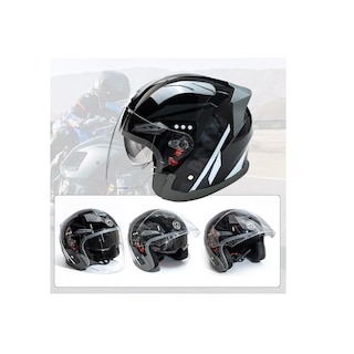 Foto 3 | Casco Abatibles Motos Motocicleta Anti Niebla Espejo Doble Eo Safe Imports Esi-17005 Negro