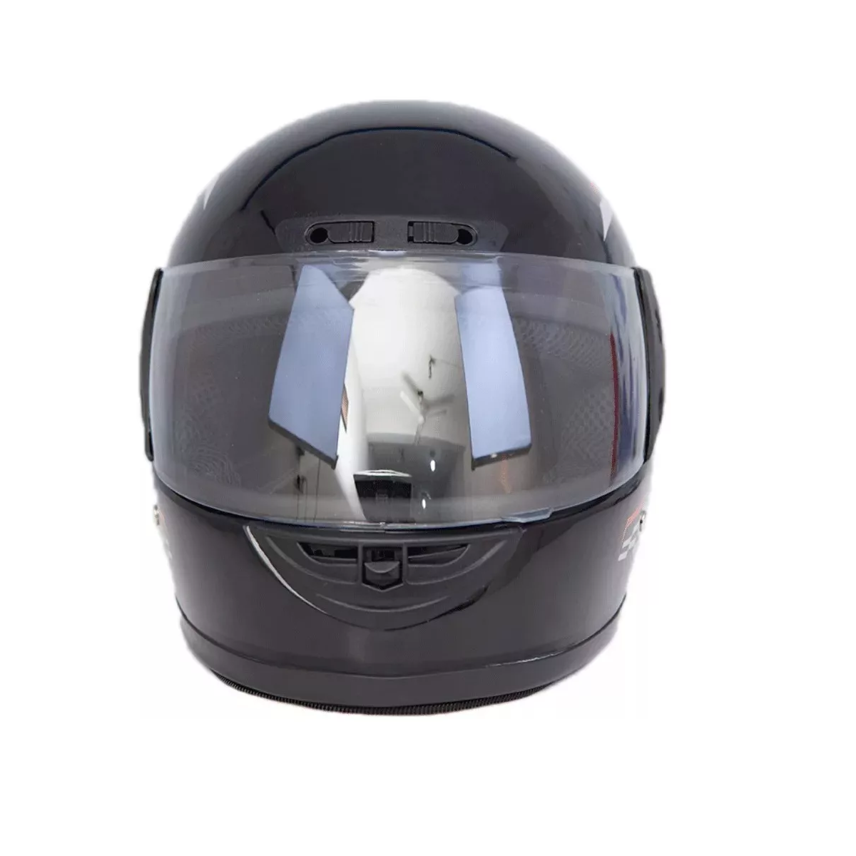 Foto 3 pulgar | Casco Para Motocicleta Con Visor Protector Certificación Ce Talla M Eo Safe Imports Esi-17001 Negro