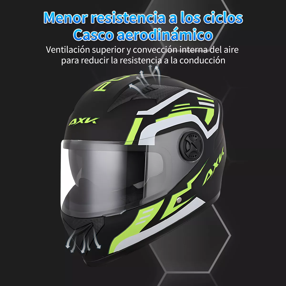 Foto 4 pulgar | Cascos Para Motociclismo Abatible Visor Doble Antivaho Hd Eo Safe Imports  Esi-17012 Multicolor