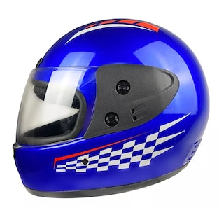Foto 1 | Casco Para Motocicleta Con Visor Protector Talla L Eo Safe Imports Esi-16998 Azul
