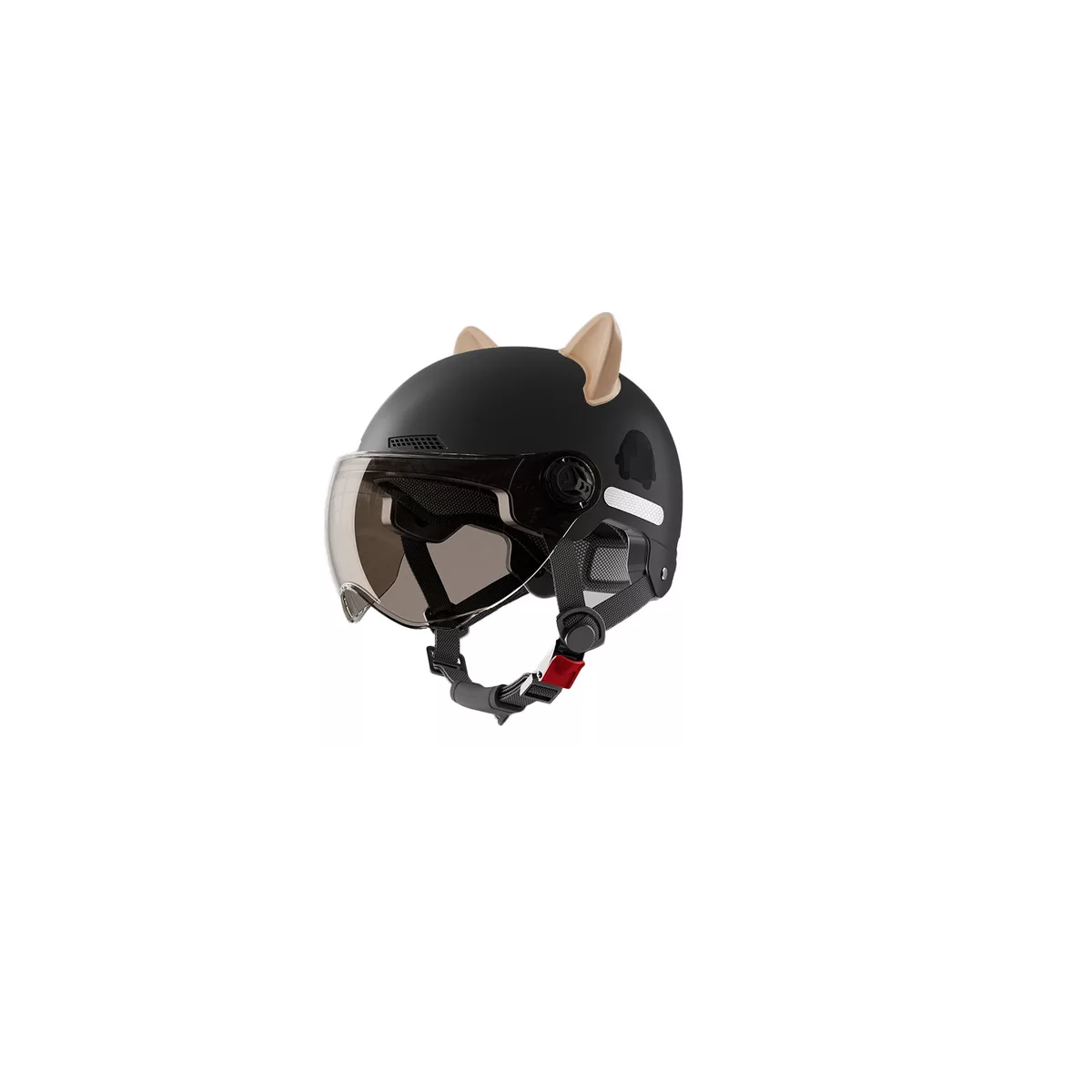 Foto 2 pulgar | Casco Tipo Medio Ligero Espuma Orejas Eo Safe Imports Esi-17009 Negro