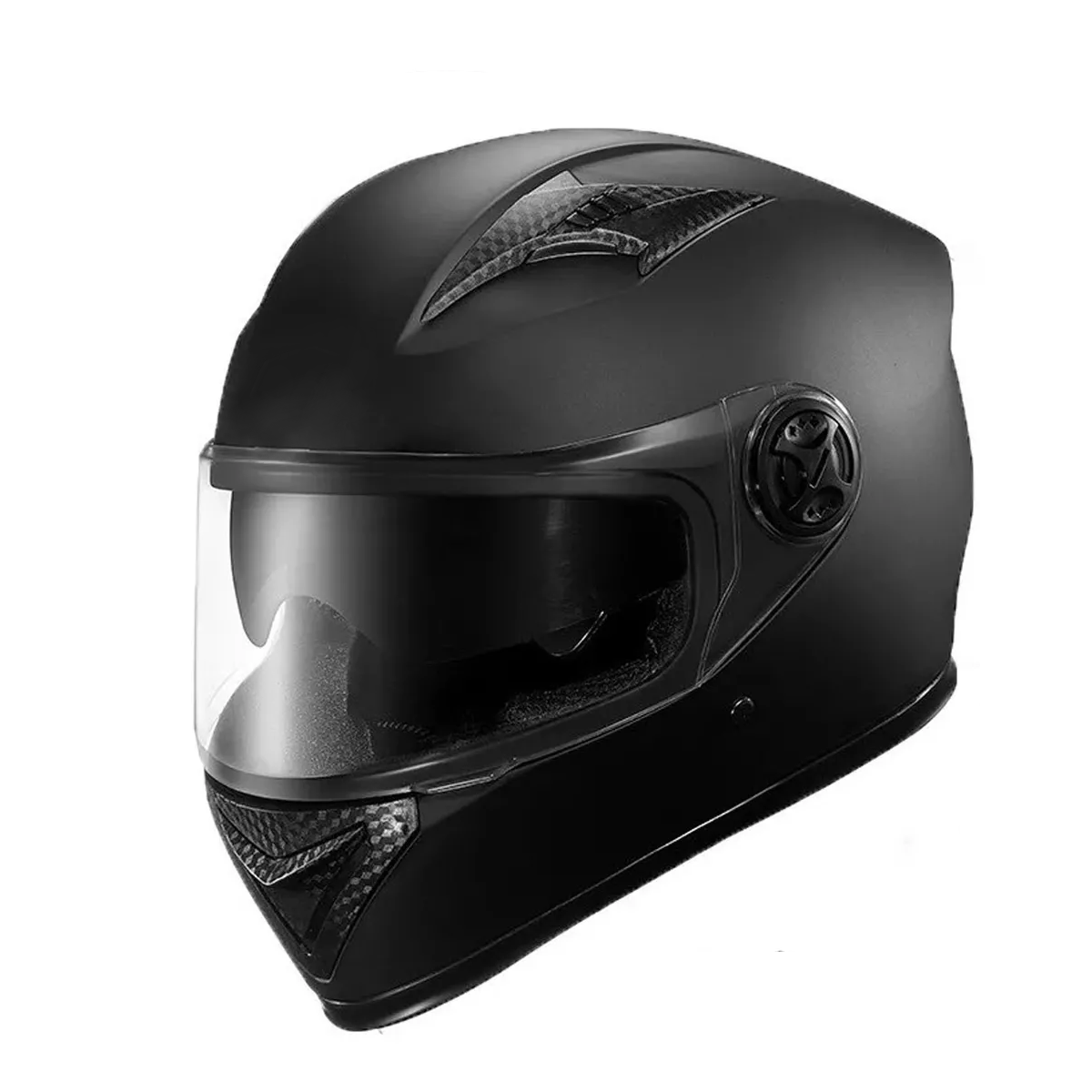 Foto 2 pulgar | Casco De Moto Con Doble Visera Eo Safe Imports Esi-17016 Negro