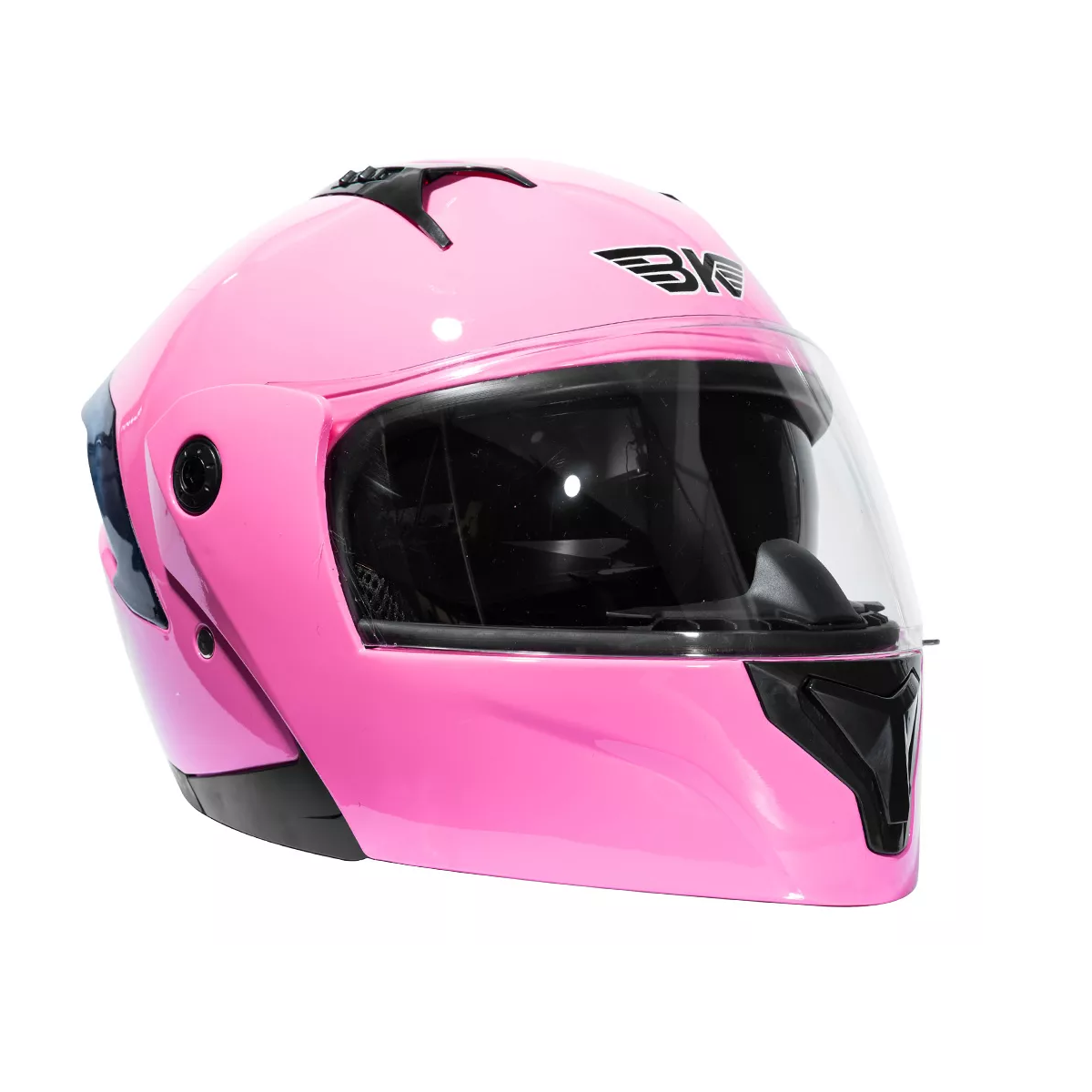 Foto 2 pulgar | Casco Moto Abatible Plegable Gafas Talla: L Eo Safe Imports Esi-17828 Rosa