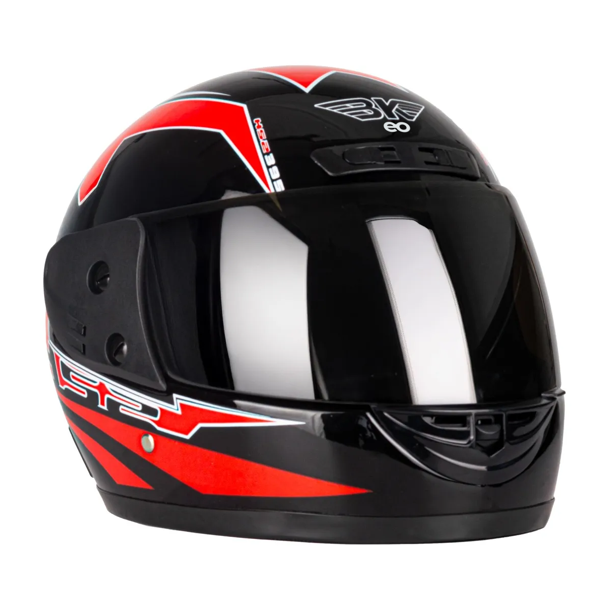 Casco Con Visor Protector Para Motocicleta, Talla M Eo Safe Imports Esi-18993 Rojo