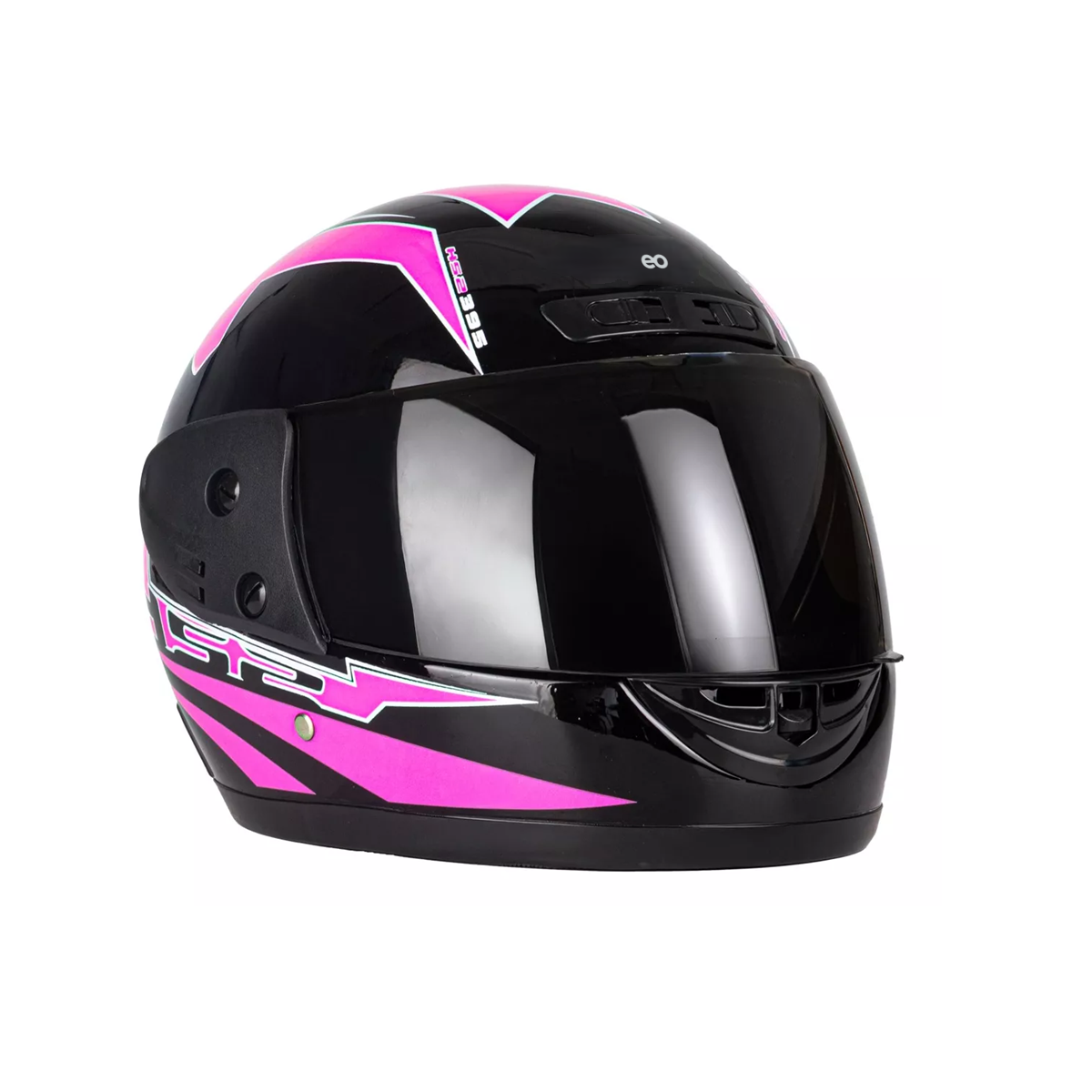 Casco Para Motocicleta Con Visor Protector Talla M Eo Safe Imports Esi-18996 Rosa