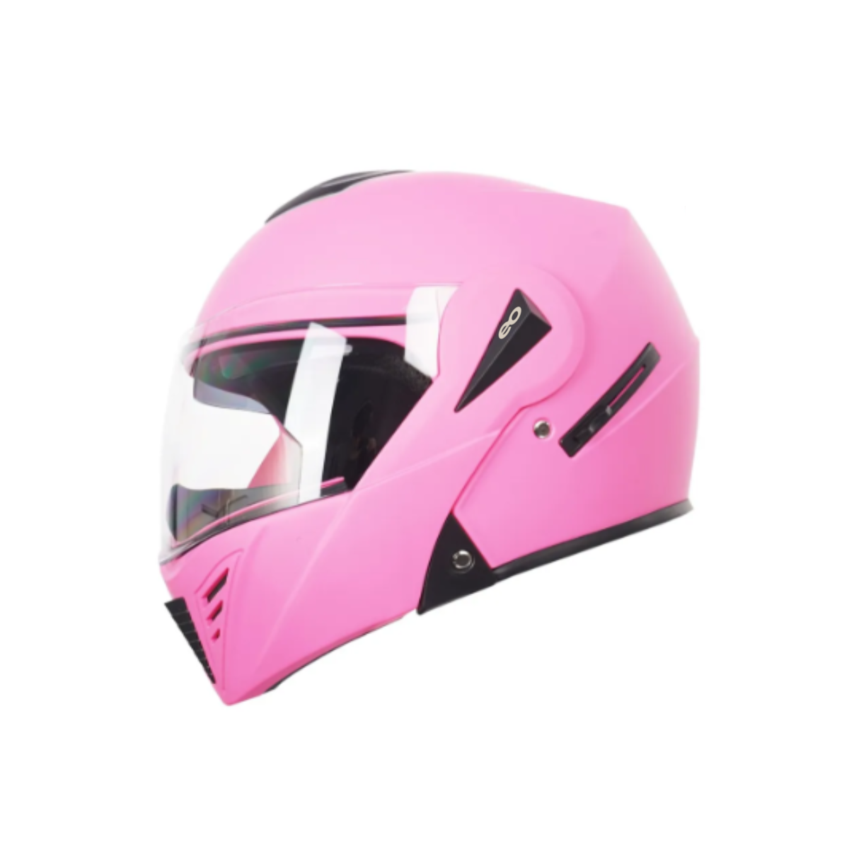 Casco Abatible Para Moto De Rosa Doble Lente L – Xl, Certificado Dot Eo Safe Imports Esi-18991 Rosa