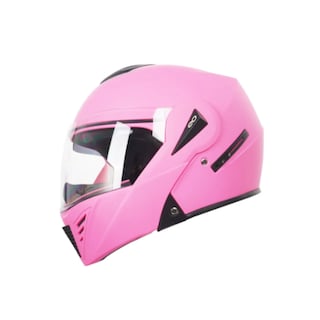 Foto 1 | Casco Abatible Para Moto De Rosa Doble Lente L – Xl, Certificado Dot Eo Safe Imports Esi-18991 Rosa