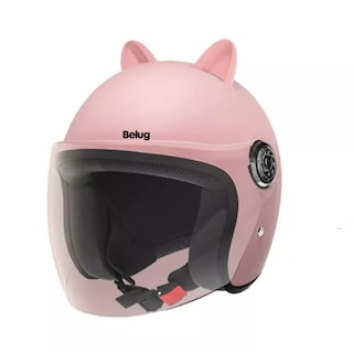 Foto 1 | Casco De Coche Eléctrico Con Orejas De Conejo Belug Color Rosa
