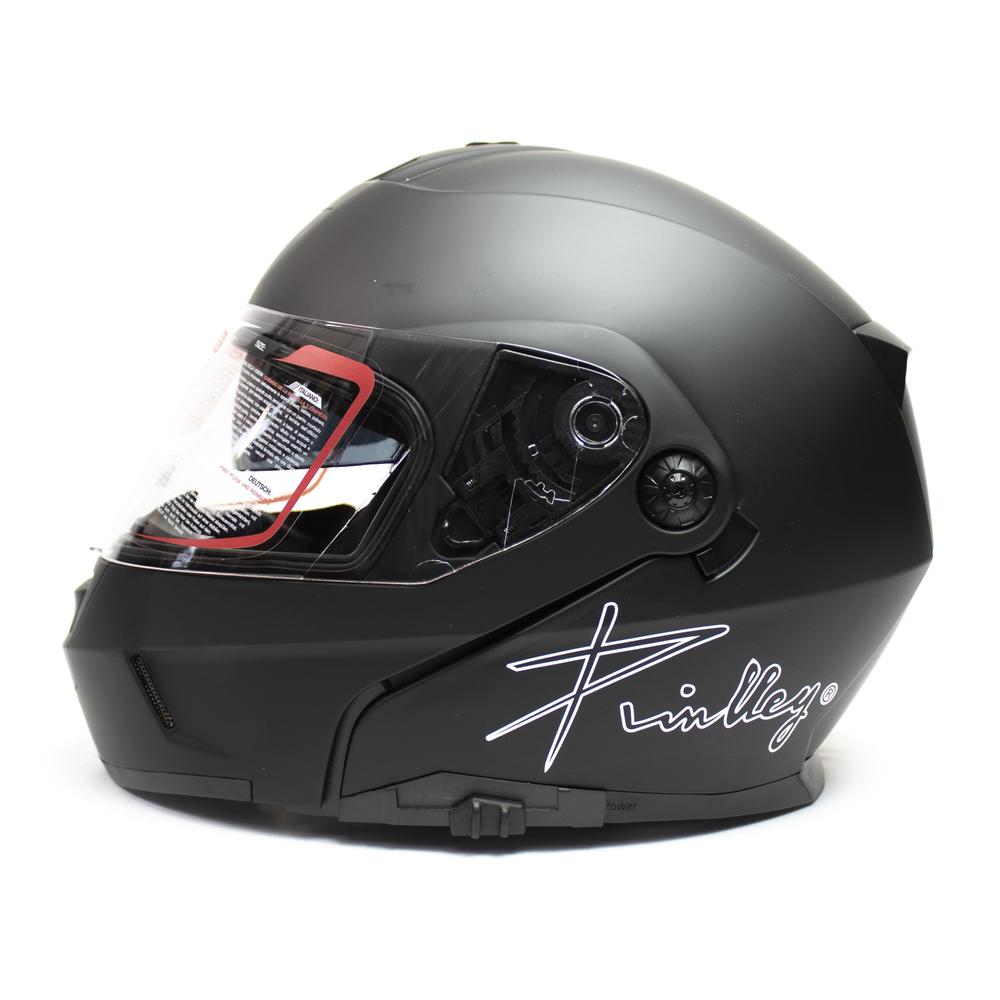 Foto 4 pulgar | Casco para Moto Kinlley Helmet A119 Abatible talla Xl Negro