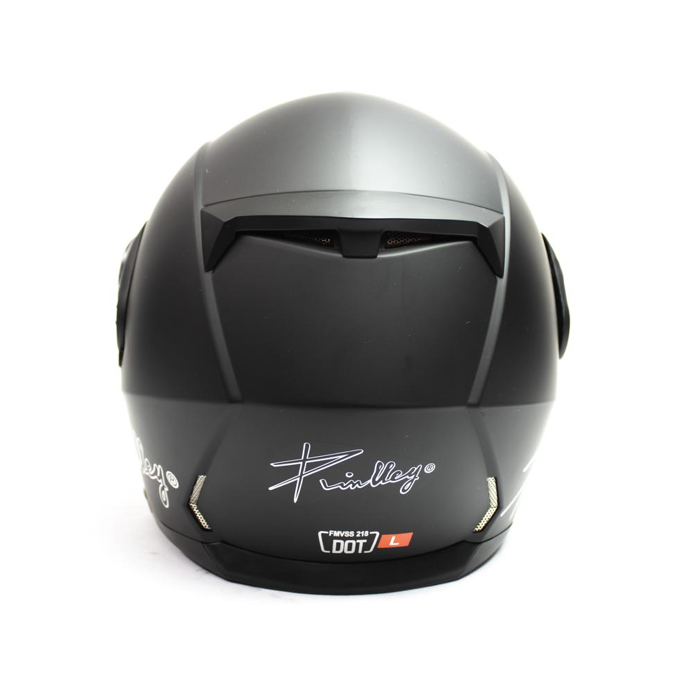 Foto 5 pulgar | Casco para Moto Kinlley Helmet A119 Abatible talla Xl Negro