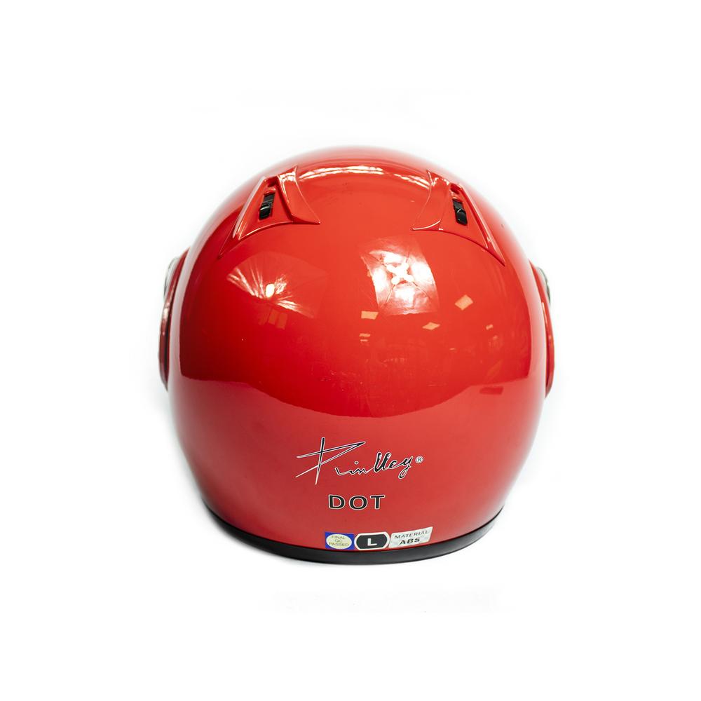 Foto 2 | Casco para Moto Kinlley K301 color Rojo Abatible Talla L