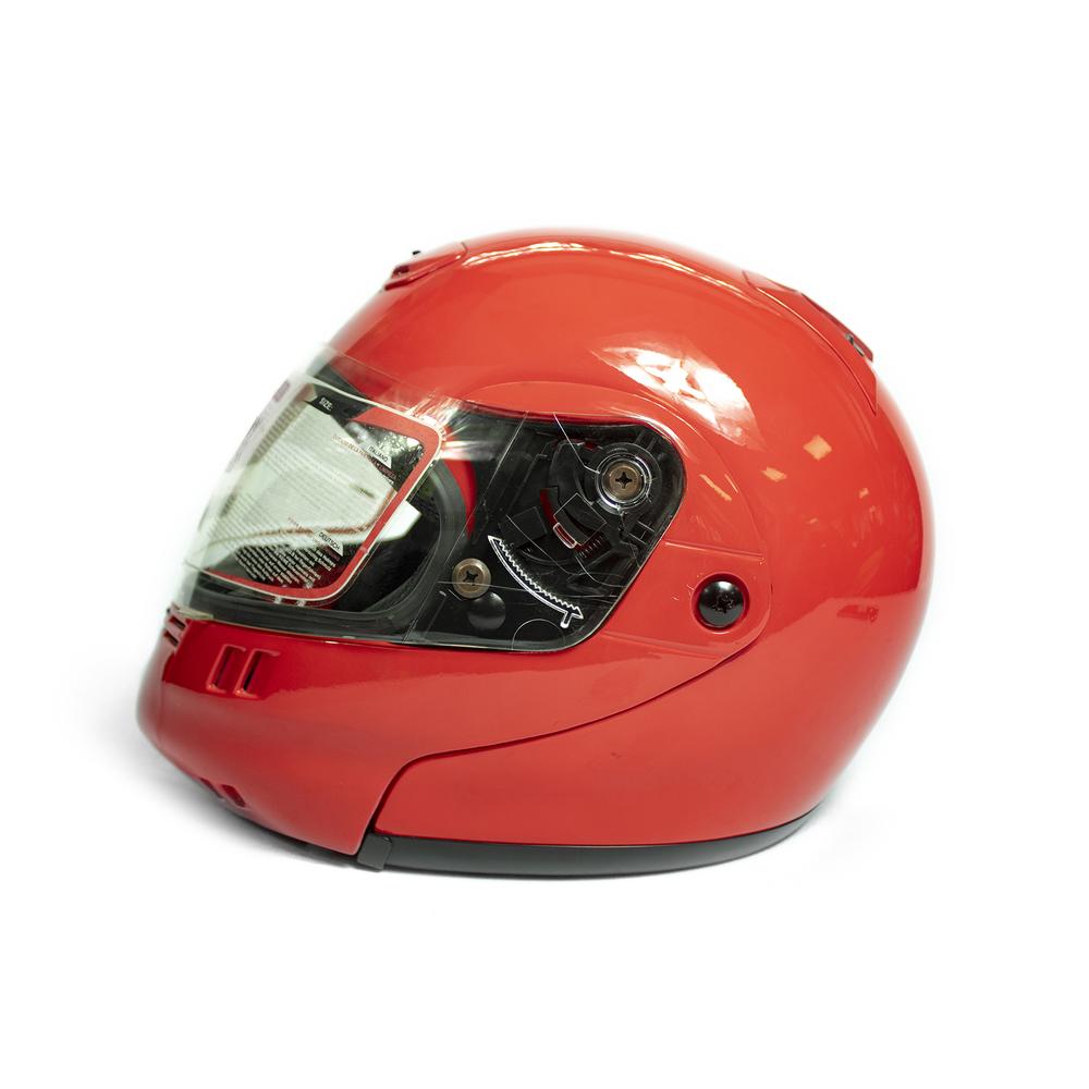 Foto 4 pulgar | Casco para Moto Kinlley K301 color Rojo Abatible Talla L