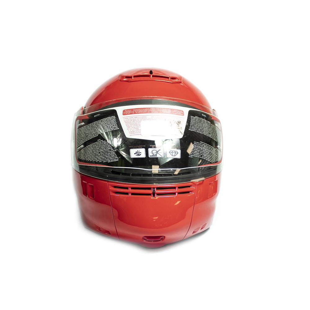 Foto 5 pulgar | Casco para Moto Kinlley K301 color Rojo Abatible Talla L